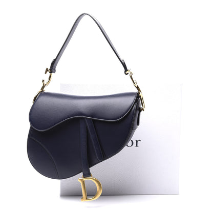 Christian Dior Calfskin Saddle Bag Indigo Blue 11 of 11