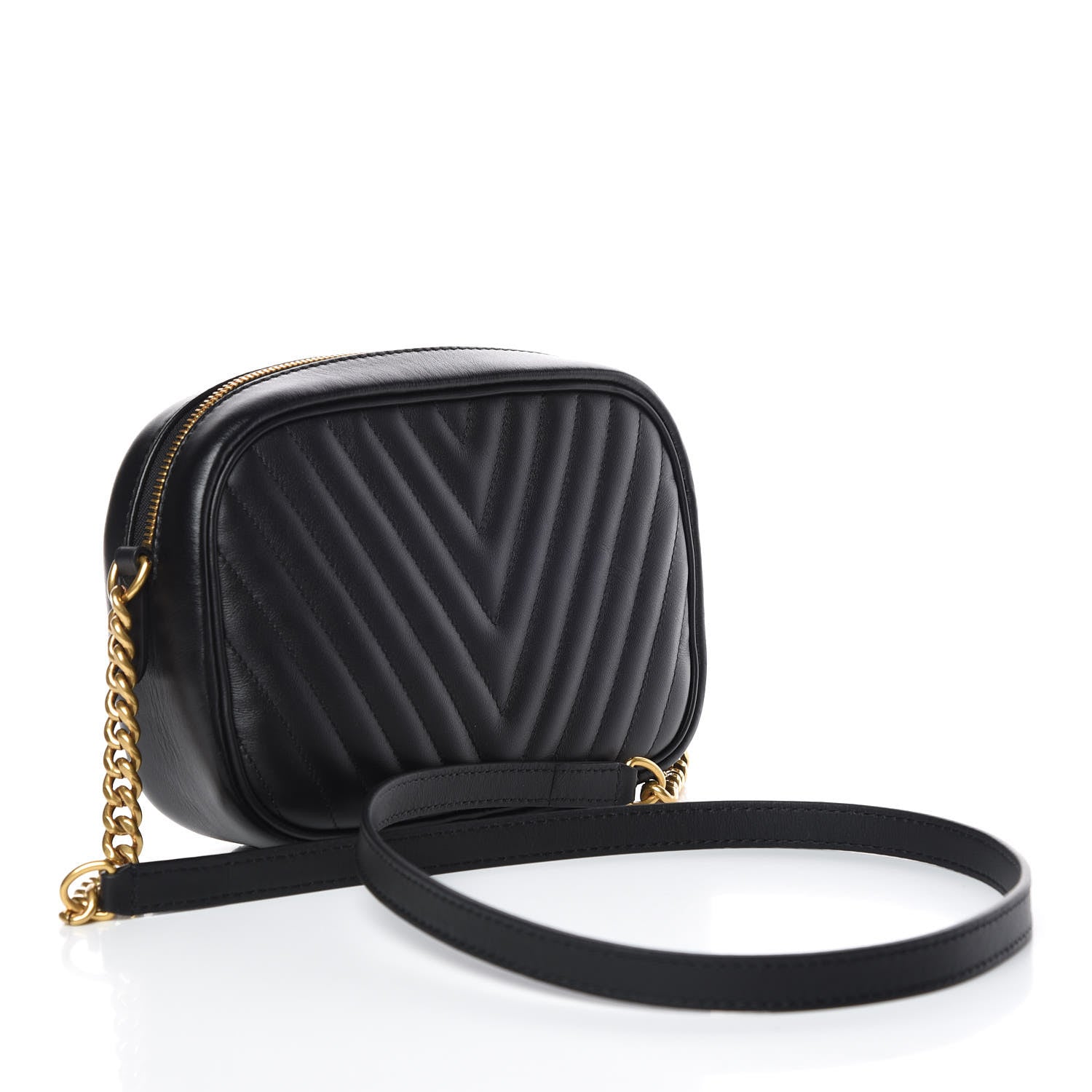 Louis Vuitton Calfskin New Wave Camera Bag Black 3 of 10