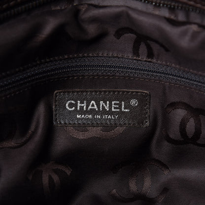 Chanel Calfskin CC Bowler Brown 10 of 12