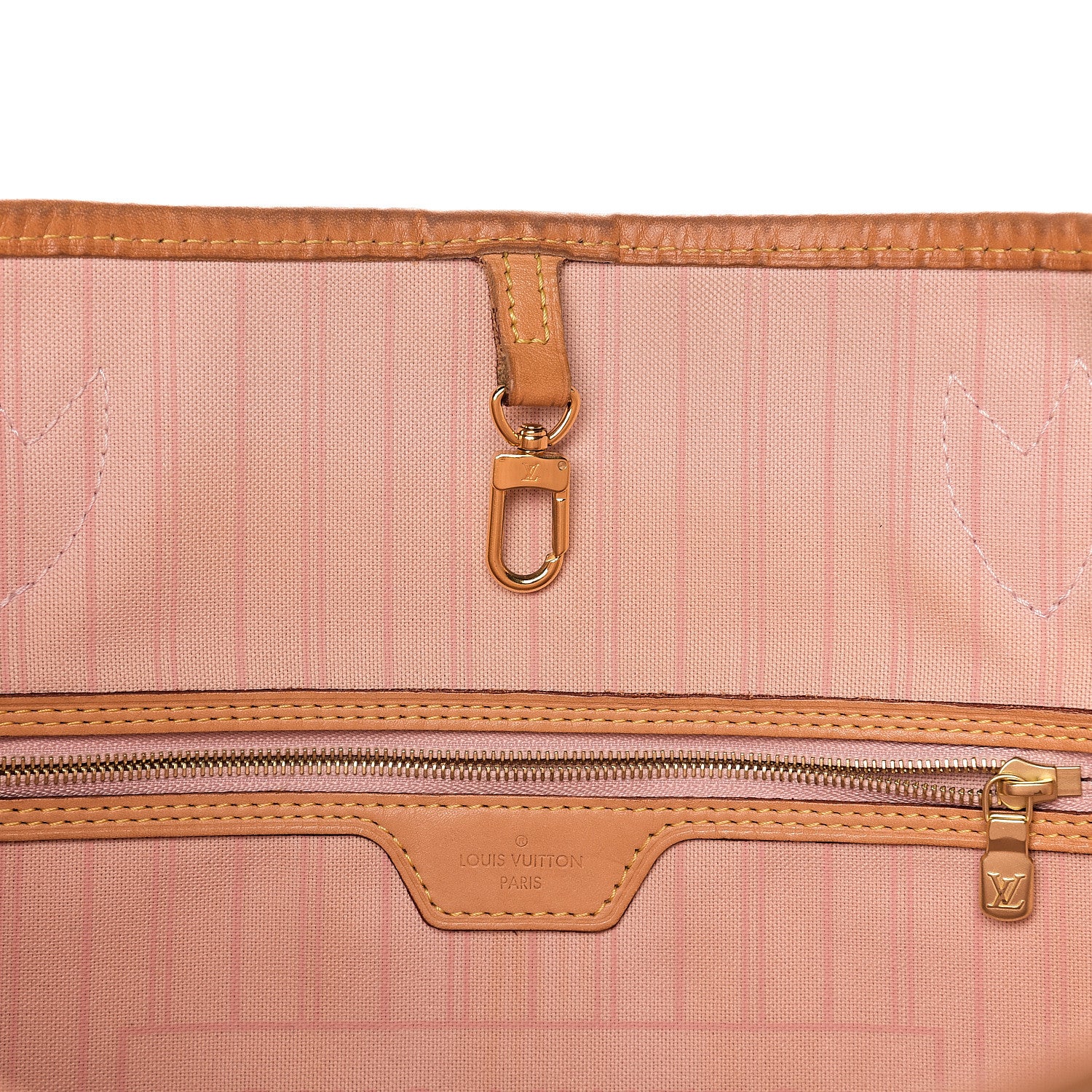 Louis Vuitton Damier Azur Neo Neverfull MM Rose Ballerine 8 of 20