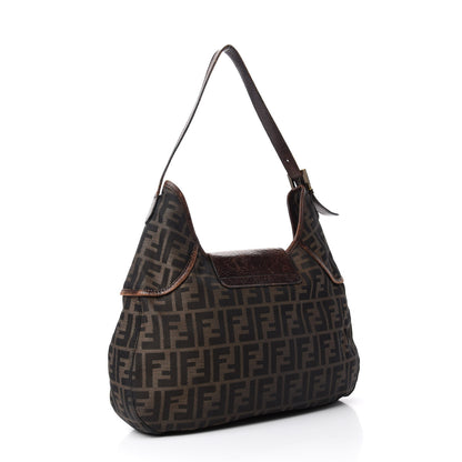 Fendi Zucca Hobo Tobacco 3 of 10