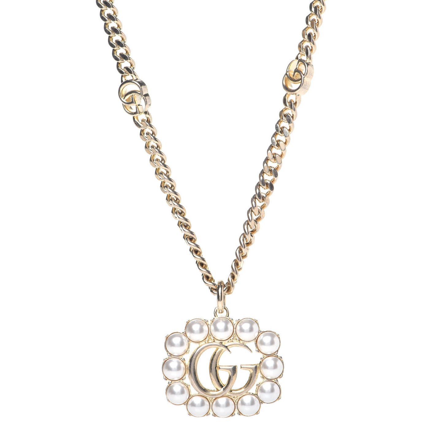Pearl Marmont Necklace Aged Gold Cream