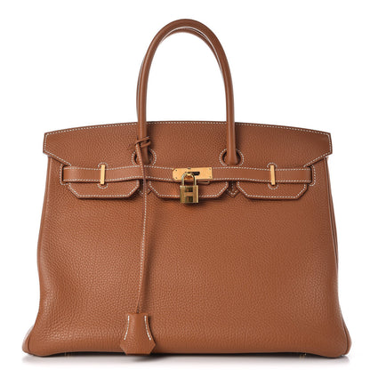 Hermes Togo Birkin 35 Gold 1 of 40