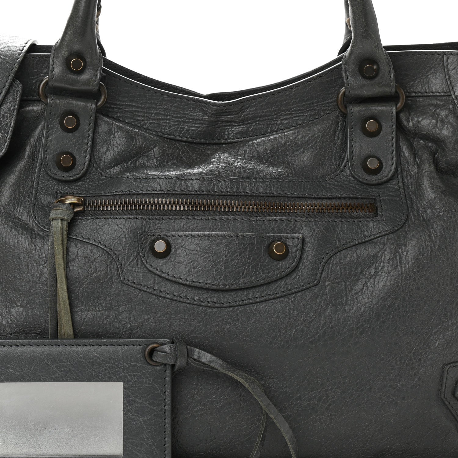 Balenciaga Agneau Classic Hardware City Gris Tarmac 7 of 12