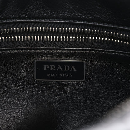 Prada Nappa Antique Medium Re-Edition 2001 Two Handle Bag Black 6 of 10