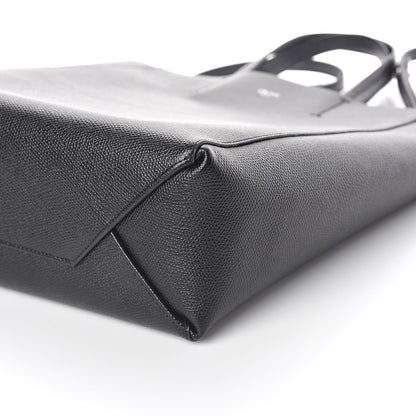 Celine Grained Calfskin Small Vertical Cabas Black 9 of 9