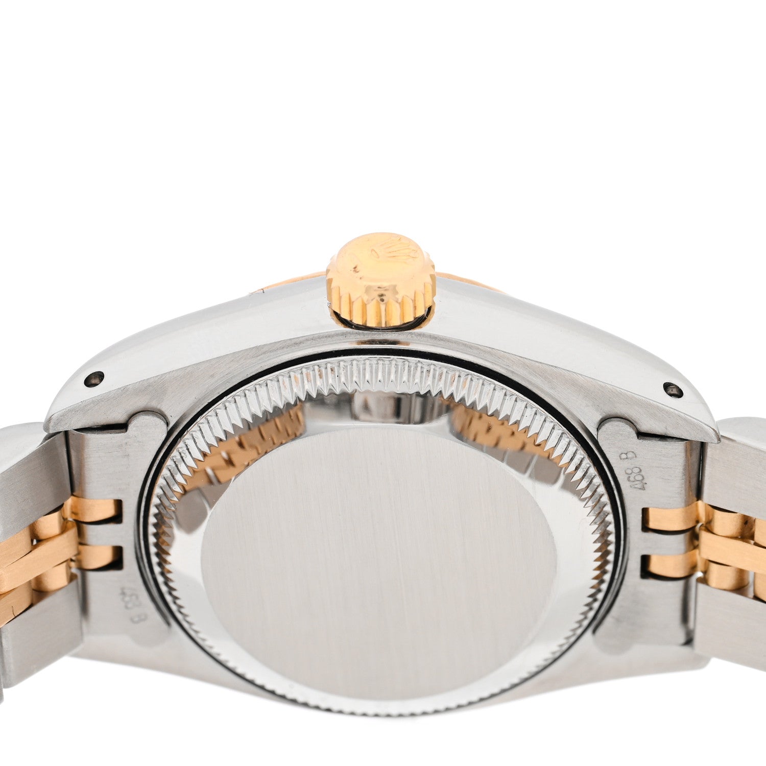 Rolex Stainless Steel 18K Yellow Gold 26mm Oyster Perpetual Datejust Watch Ivory Jubilee 69173 4 of 4