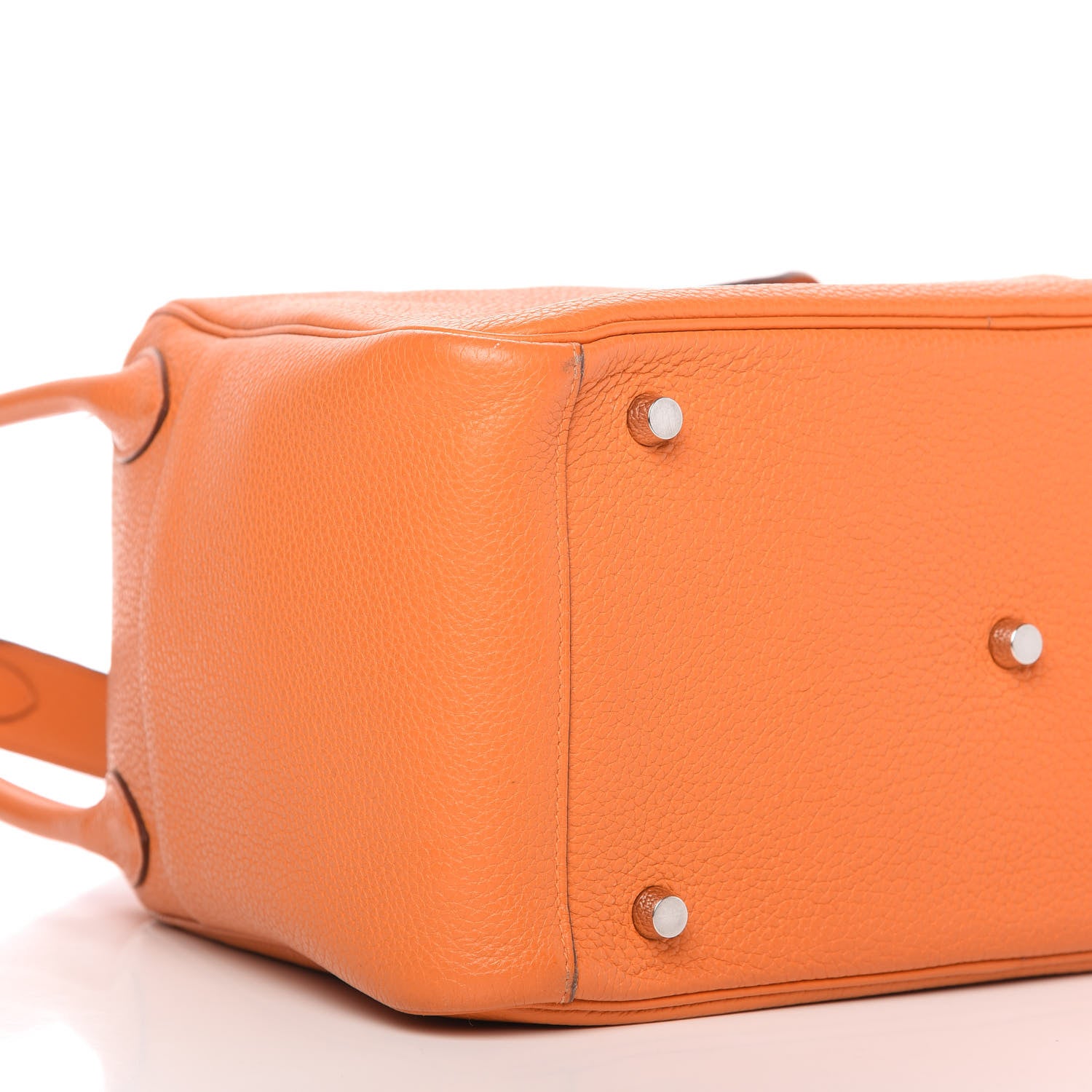 Hermes Taurillon Clemence Lindy 30 Orange 6 of 14