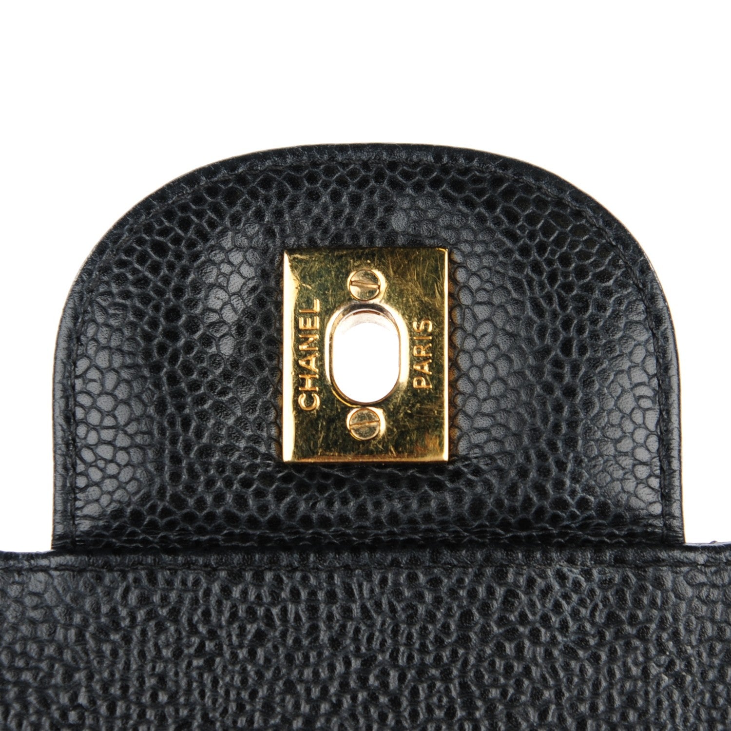 Chanel Caviar Quilted Jumbo Double Flap Black 12 of 12