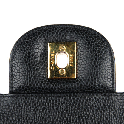 Chanel Caviar Quilted Jumbo Double Flap Black 12 of 12