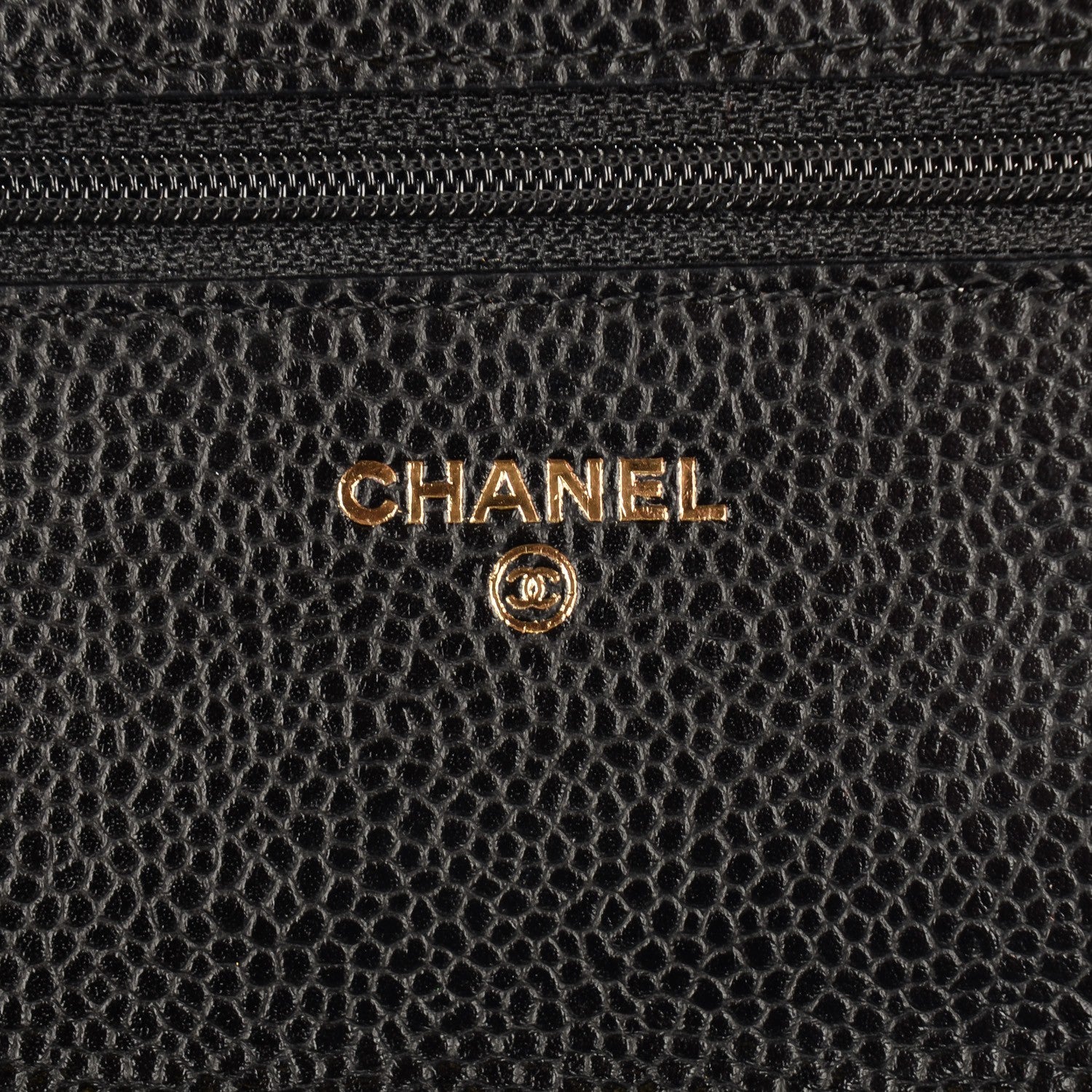 Chanel Caviar Quilted Wallet On Chain WOC Black 6 of 8