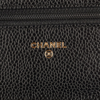 Chanel Caviar Quilted Wallet On Chain WOC Black 6 of 8