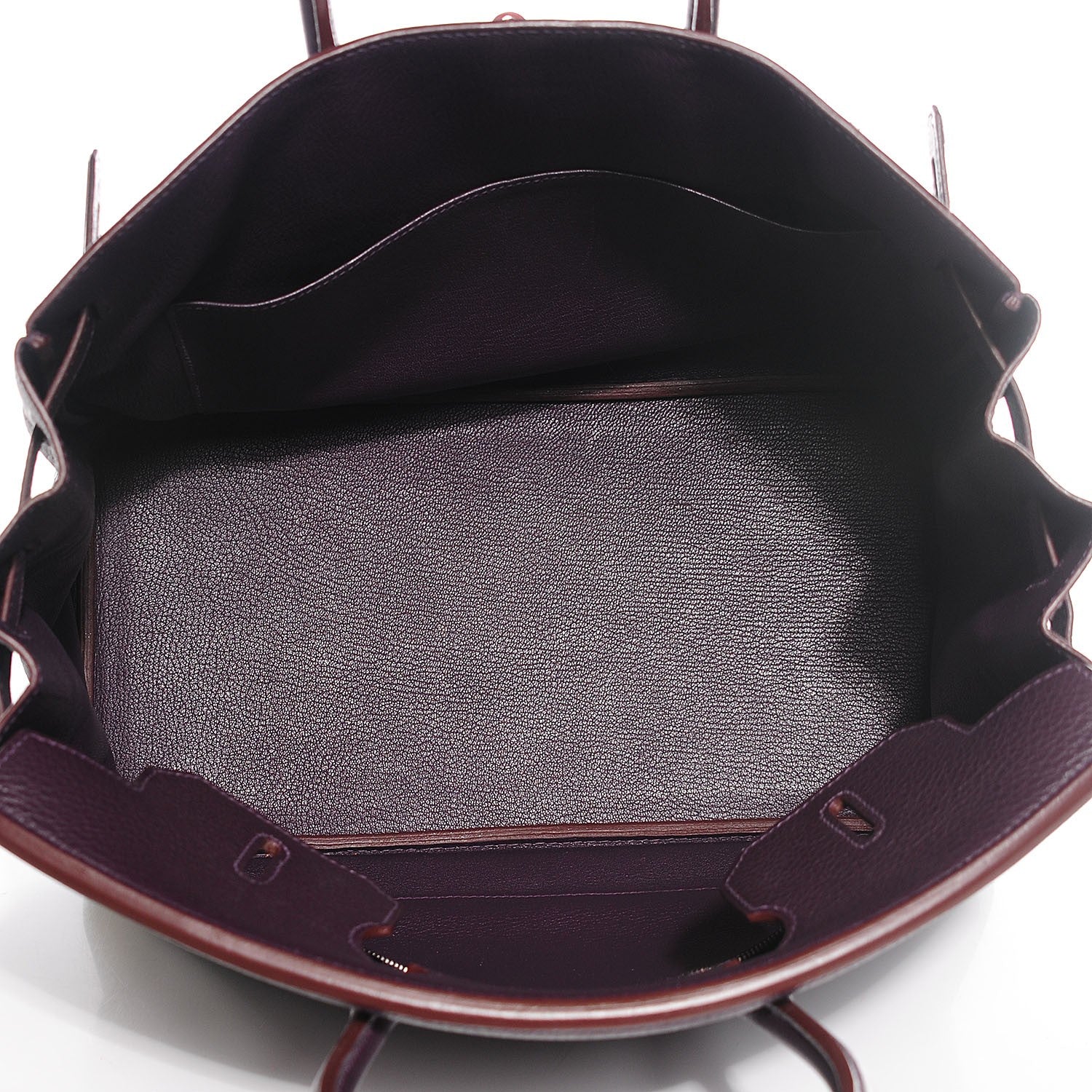 Hermes Taurillon Clemence Birkin 35 Raisin 23 of 58
