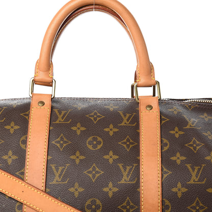 Louis Vuitton Monogram Keepall Bandouliere 50 10 of 11