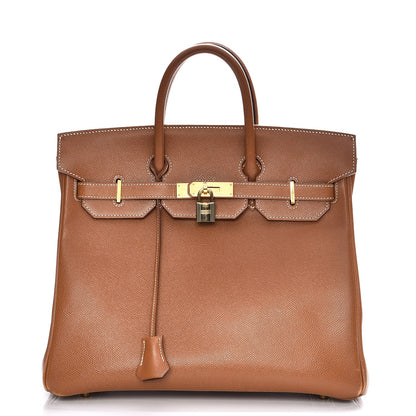 Hermes Courchevel HAC Birkin 32 Gold 1 of 37