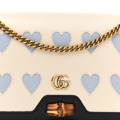 Gucci Calfskin Lovelight Mini Diana Chain Bag Mystic White Paradise Cloude 6 of 8