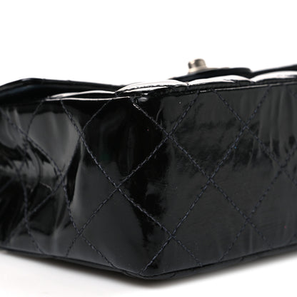 Chanel Patent Calfskin Quilted Mini Square Flap Black 9 of 10