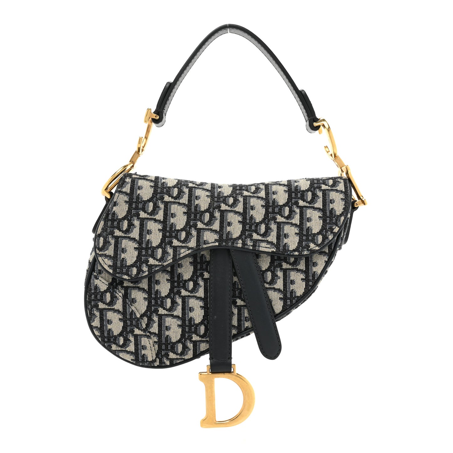 Oblique Mini Saddle Bag Blue
