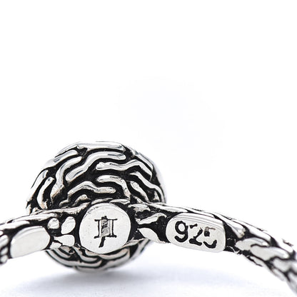 John Hardy Sterling Silver Palu Hammered Round Ring 57 8 5 of 5