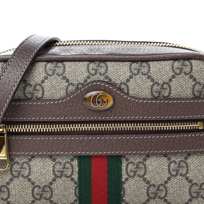 Gucci GG Supreme Monogram Web Mini Ophidia Shoulder Bag Brown 11 of 11