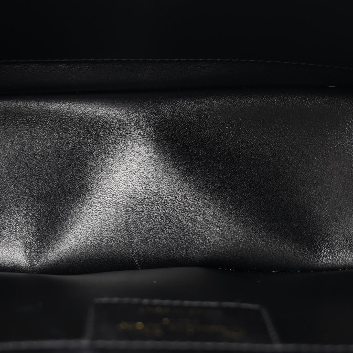 Calfskin Cannage Medium Caro Bag Black