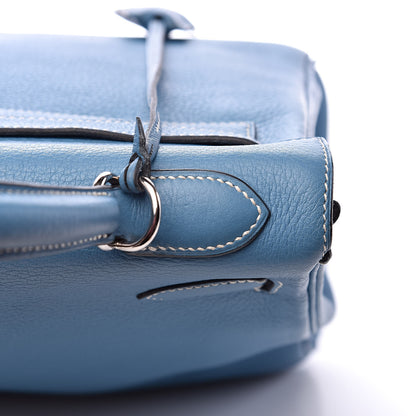 Hermes Togo Kelly Retourne 32 Blue Jean 23 of 38