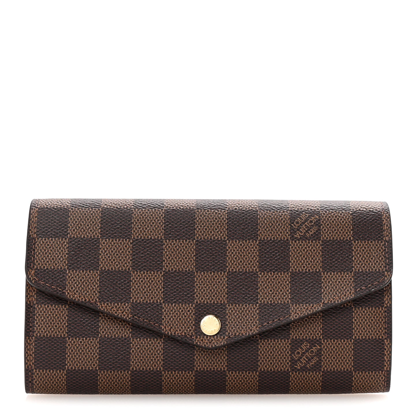 Damier Ebene Sarah Wallet NM Rose Ballerine