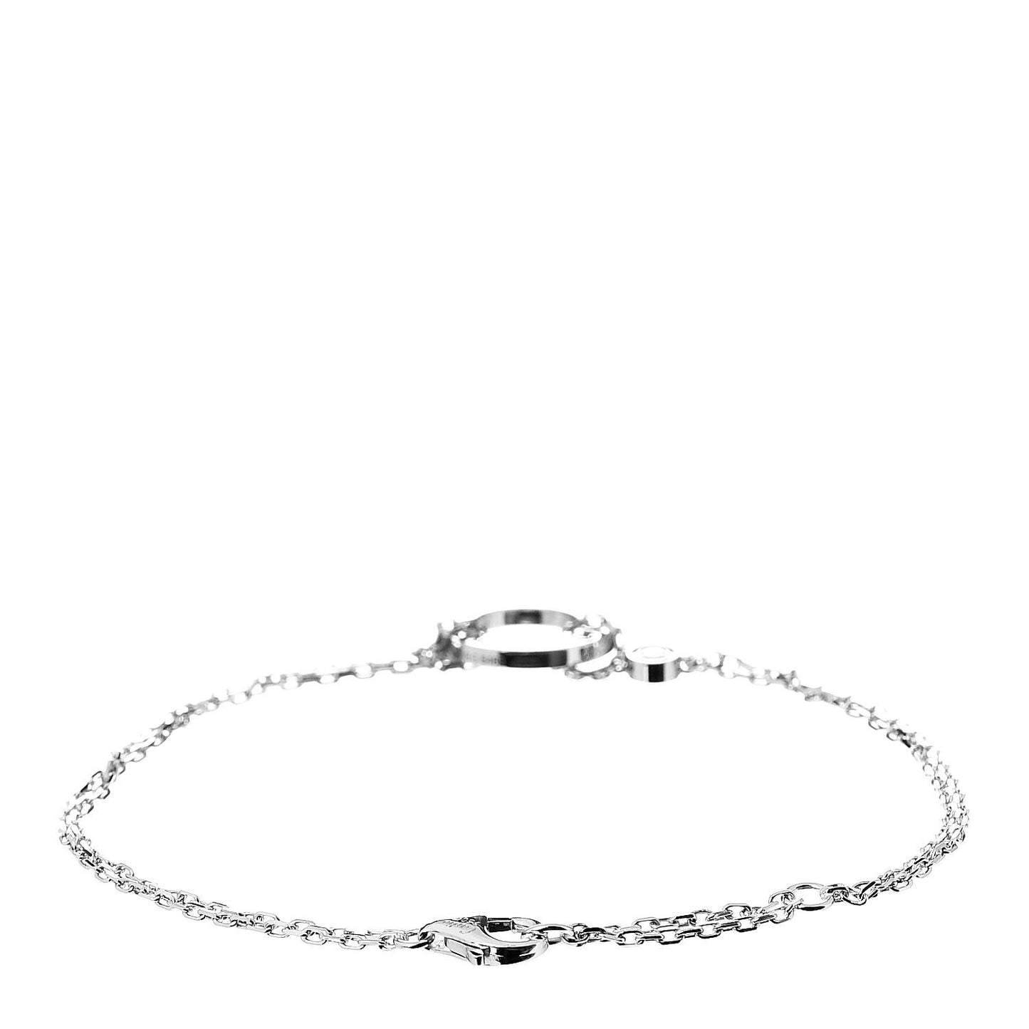18K White Gold Diamond LOVE Bracelet
