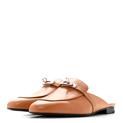 Hermes Goatskin Oz Mules 39.5 Naturel 4 of 11