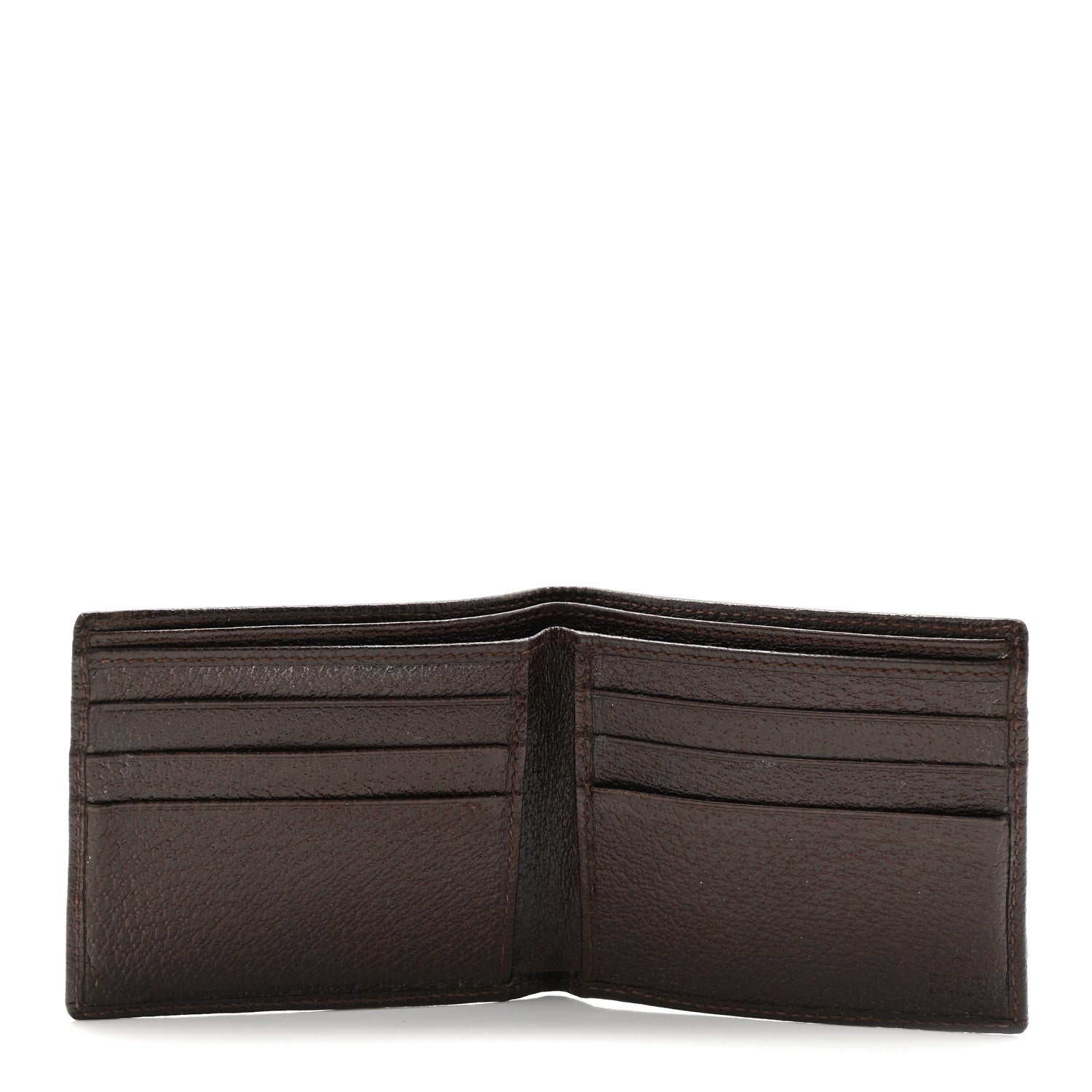 Gucci GG Plus Monogram Web Bi-Fold Wallet Dark Brown 5 of 8