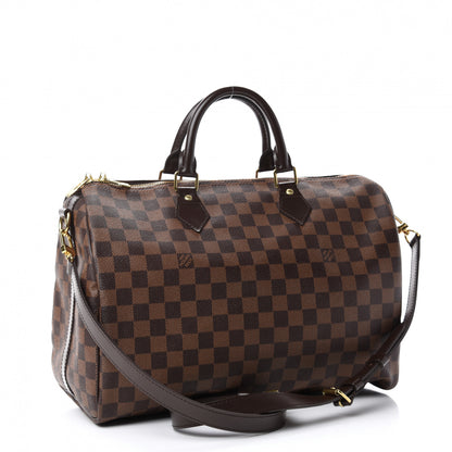 Louis Vuitton Damier Ebene Speedy Bandouliere 35 3 of 11