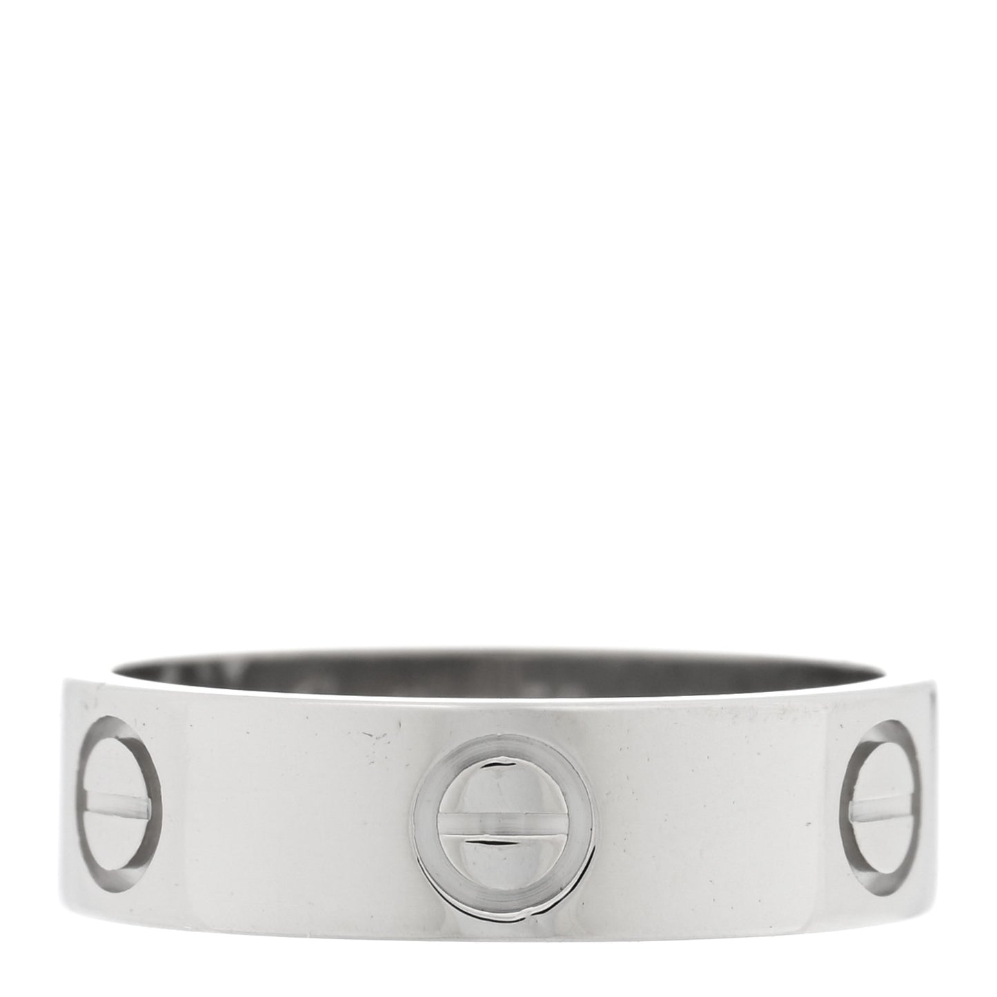 Platinum 5.5mm LOVE Ring 56 7.5
