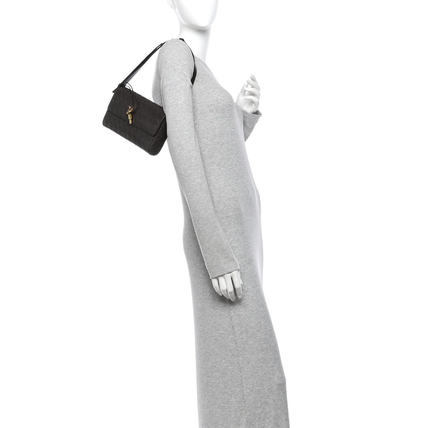 Bottega Veneta Nappa Intrecciato Andiamo Shoulder Bag Fondant 2 of 10
