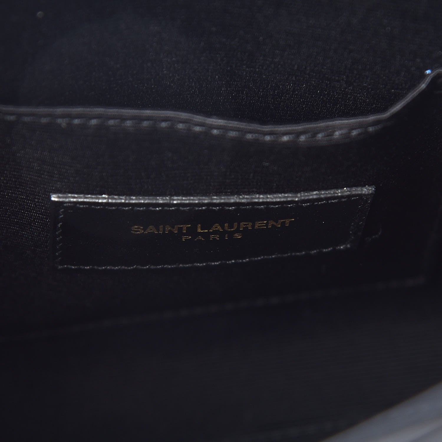 Saint Laurent Calfskin Bi-Color Nano Sac De Jour Royal Blue Black 9 of 9