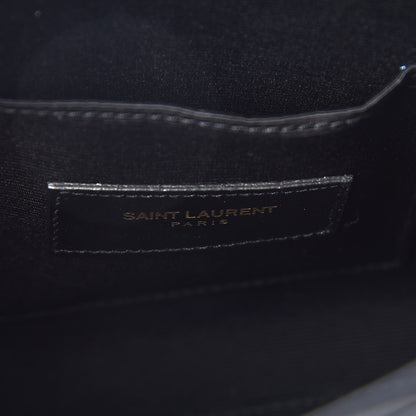 Saint Laurent Calfskin Bi-Color Nano Sac De Jour Royal Blue Black 9 of 9