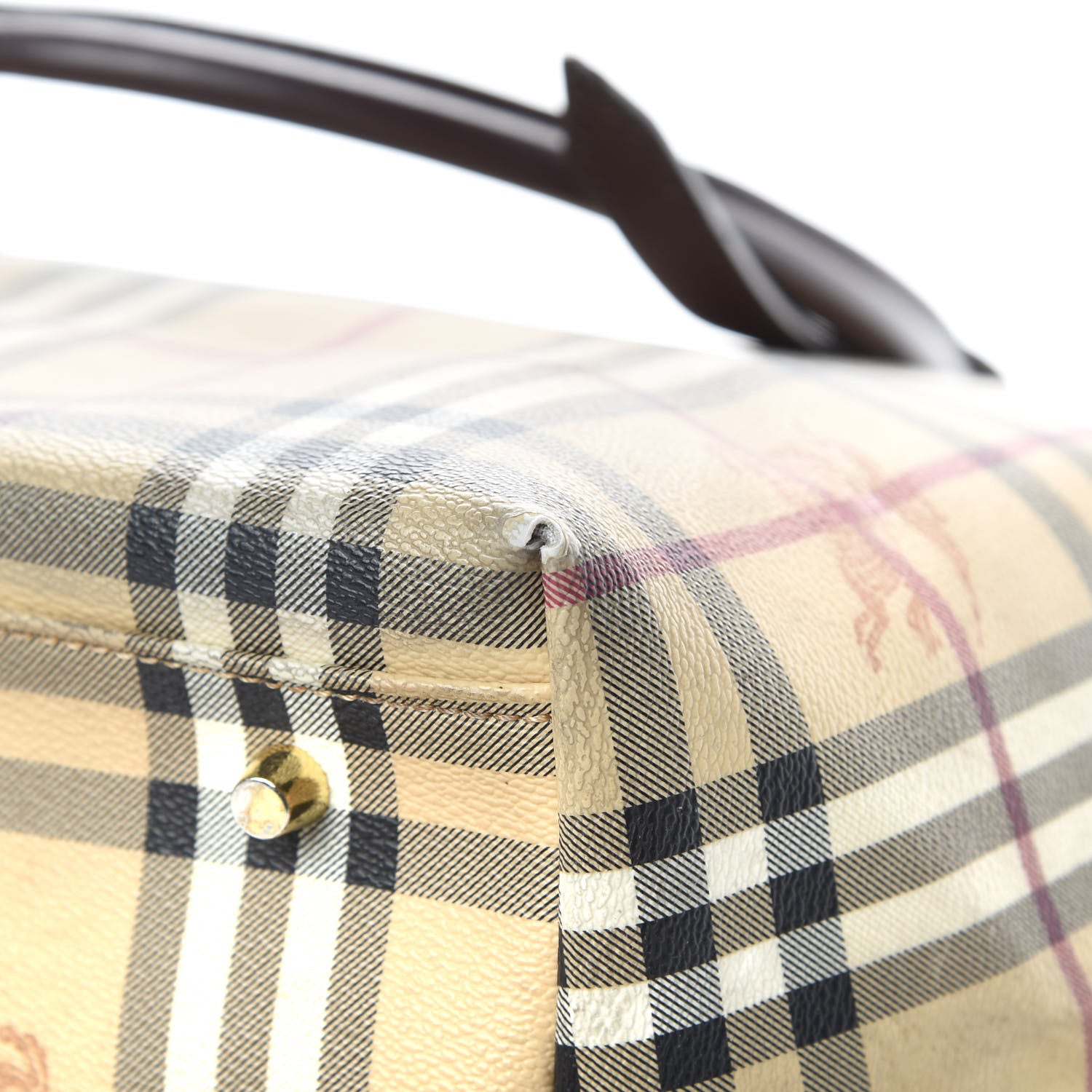 Burberry Haymarket Check Medium Salisbury Tote Chocolate 12 of 20