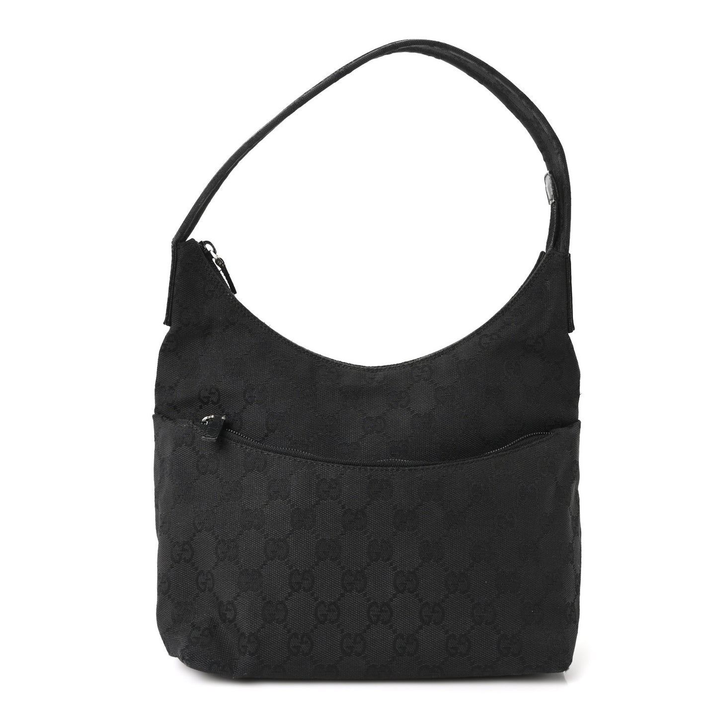 Nylon Monogram Small Hobo Black