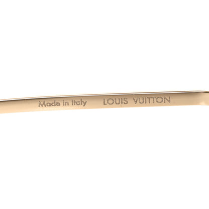 Louis Vuitton Metal LV Star Pilot Sunglasses Z1869U Gold 5 of 7