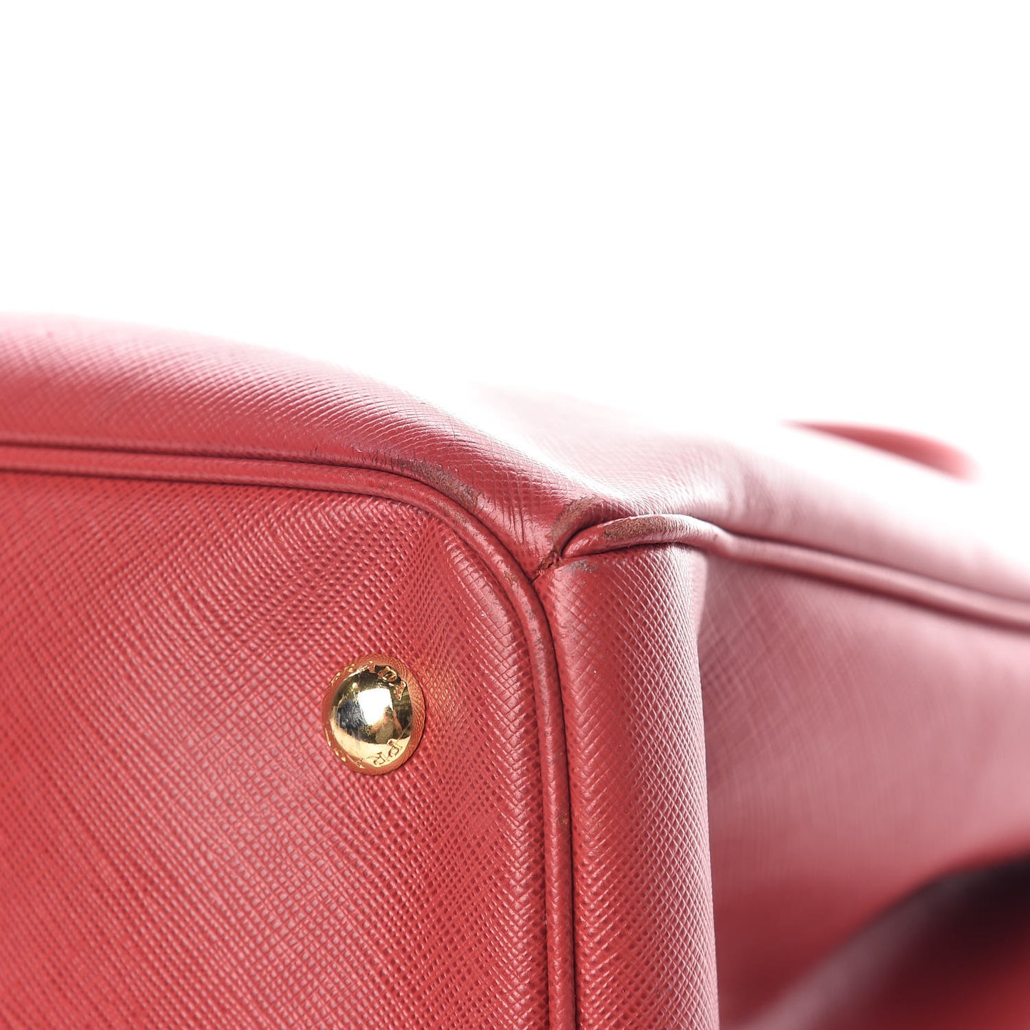 Saffiano Large Galleria Double Zip Tote Fuoco
