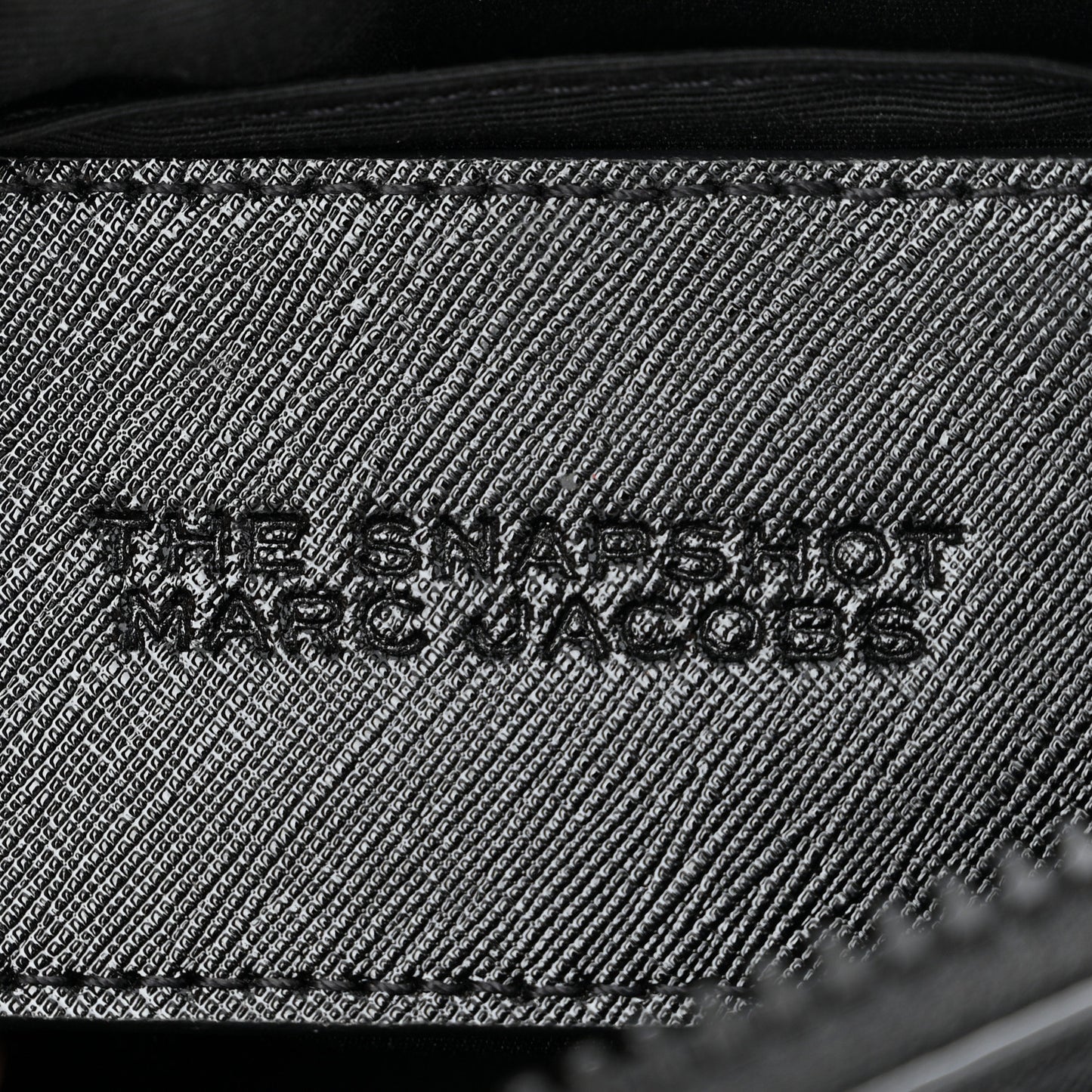 Saffiano Snapshot Camera Bag Black