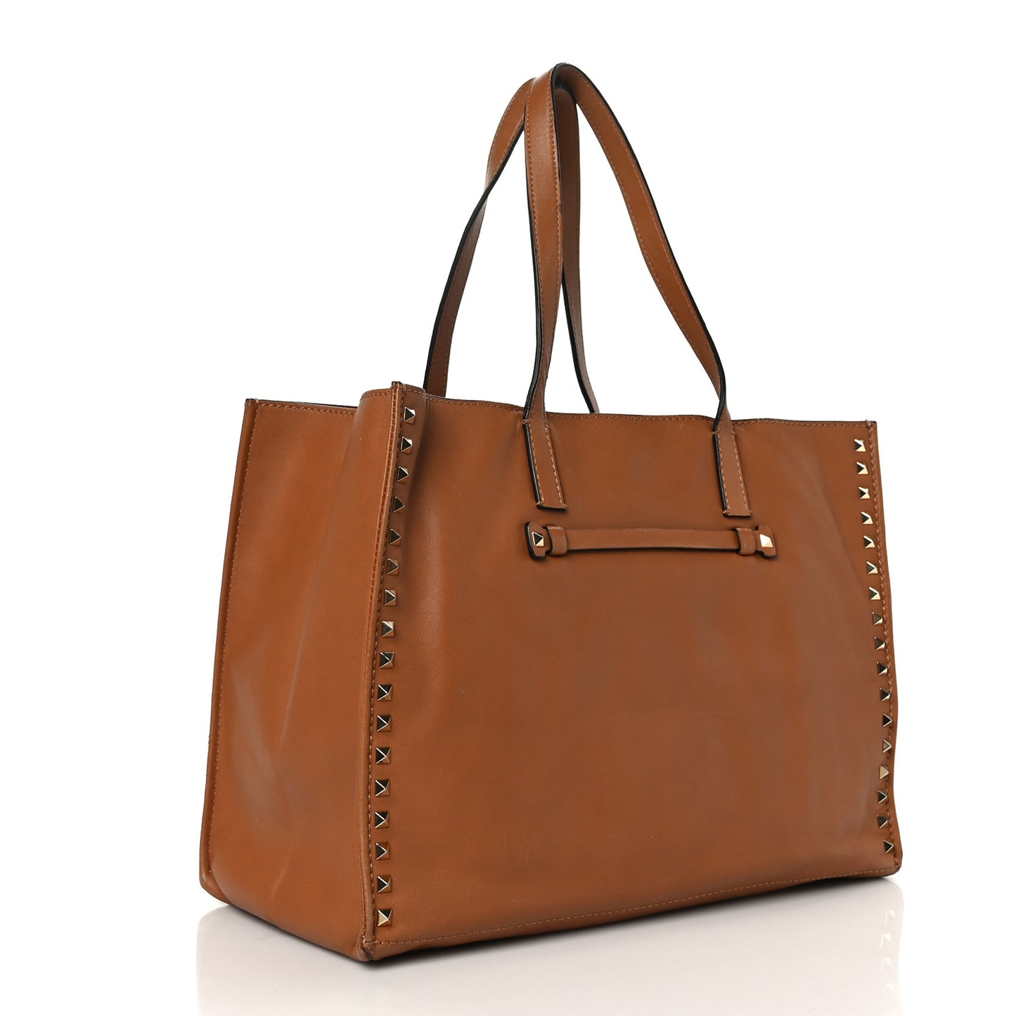 Nappa Medium Rockstud Soft Tote Light Cuir