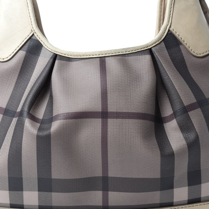 Burberry Smoked Check Brooklyn Hobo Trench 11 of 11