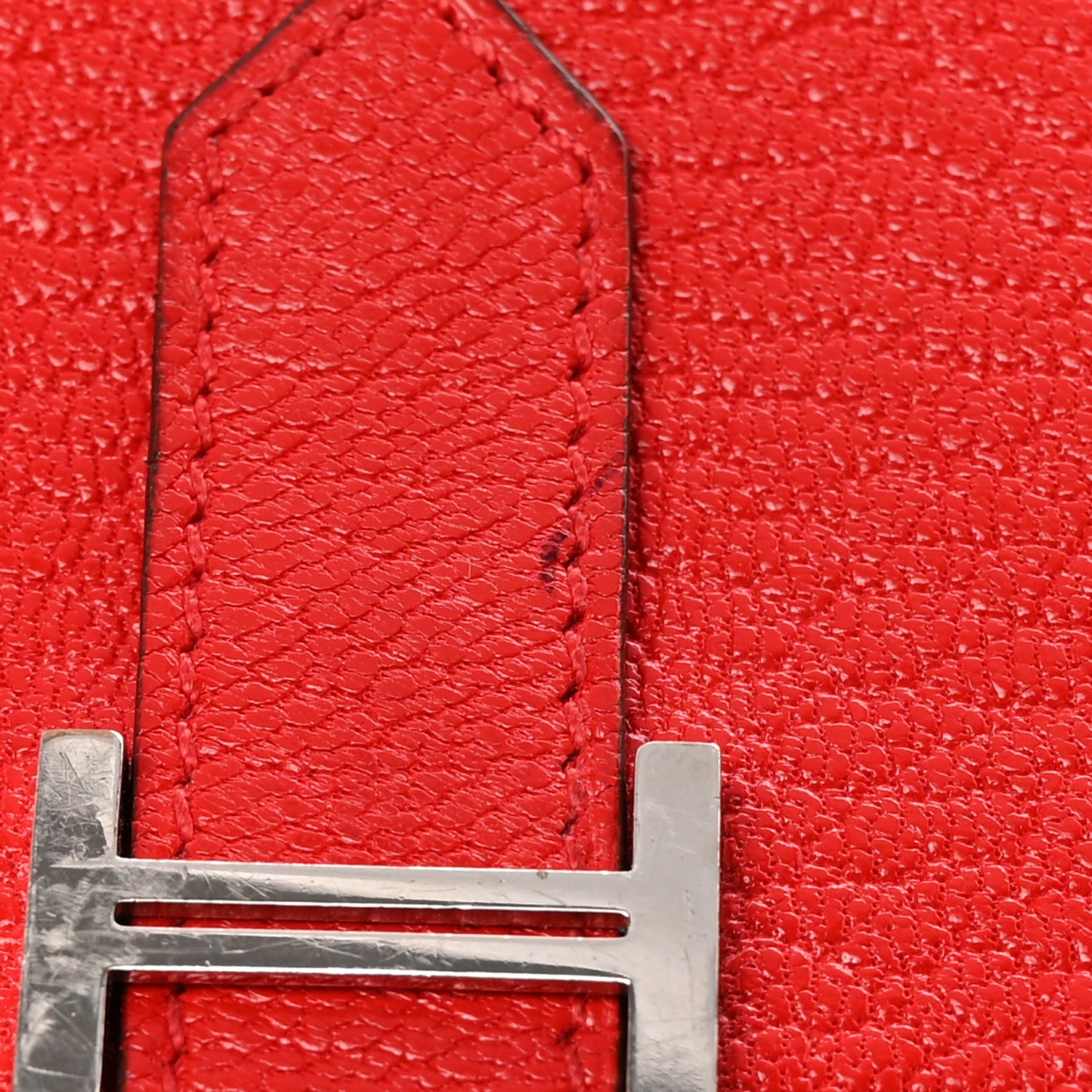 Hermes Chevre Mysore Bearn Card Holder Wallet Rouge de Coeur 11 of 12