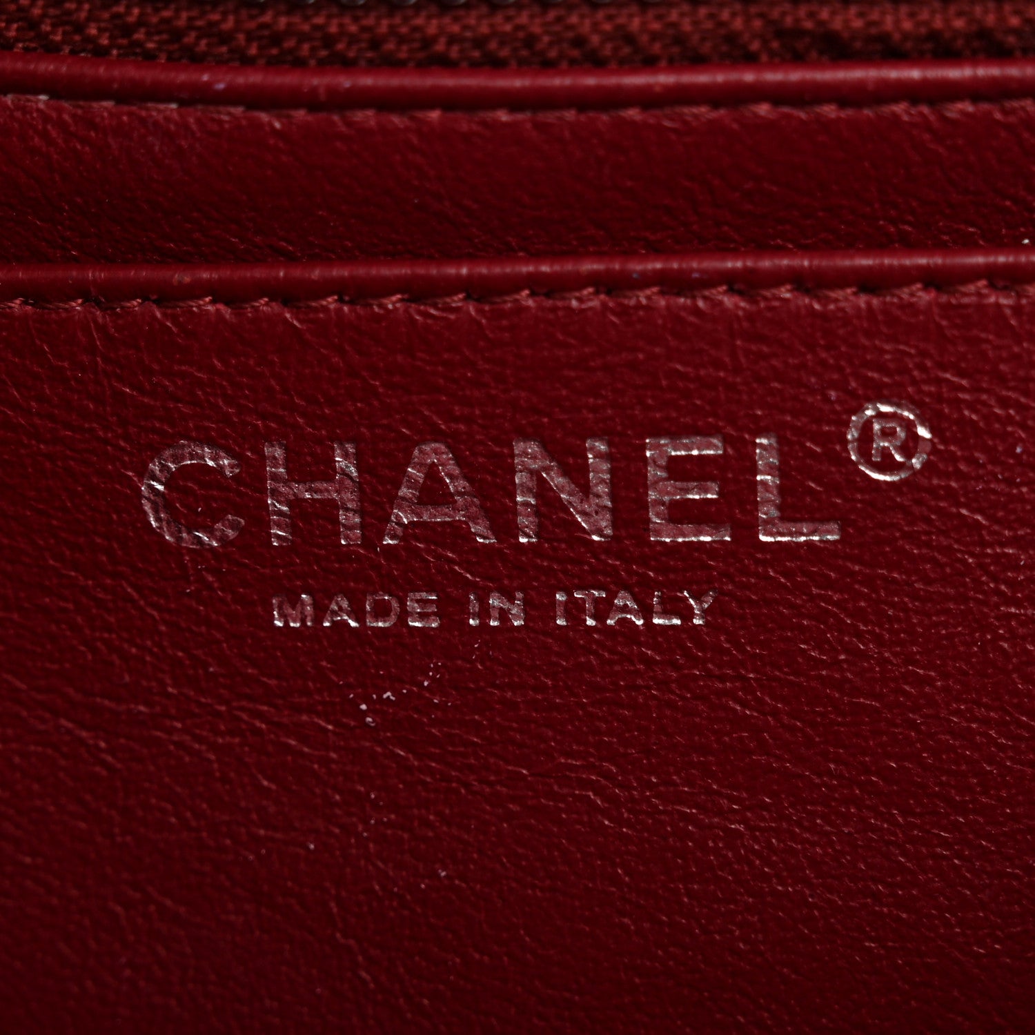 Chanel Caviar Quilted Jumbo Double Flap Dark Red 6 of 13