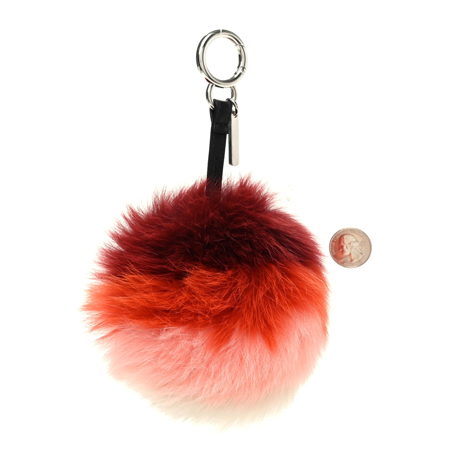 Fendi Fox Fur Pom Pom Bag Charm Multicolor 3 of 5