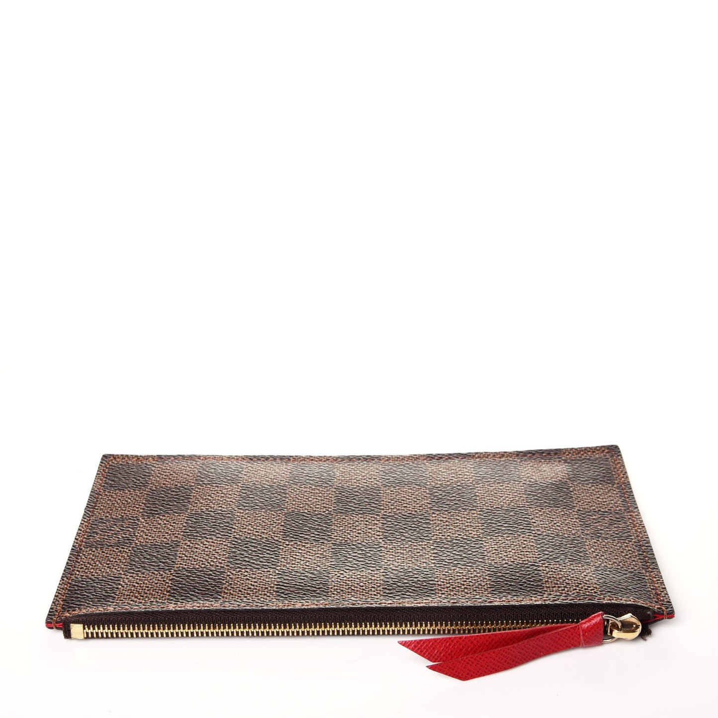 Damier Ebene Felicie Chain Wallet Zippered Insert