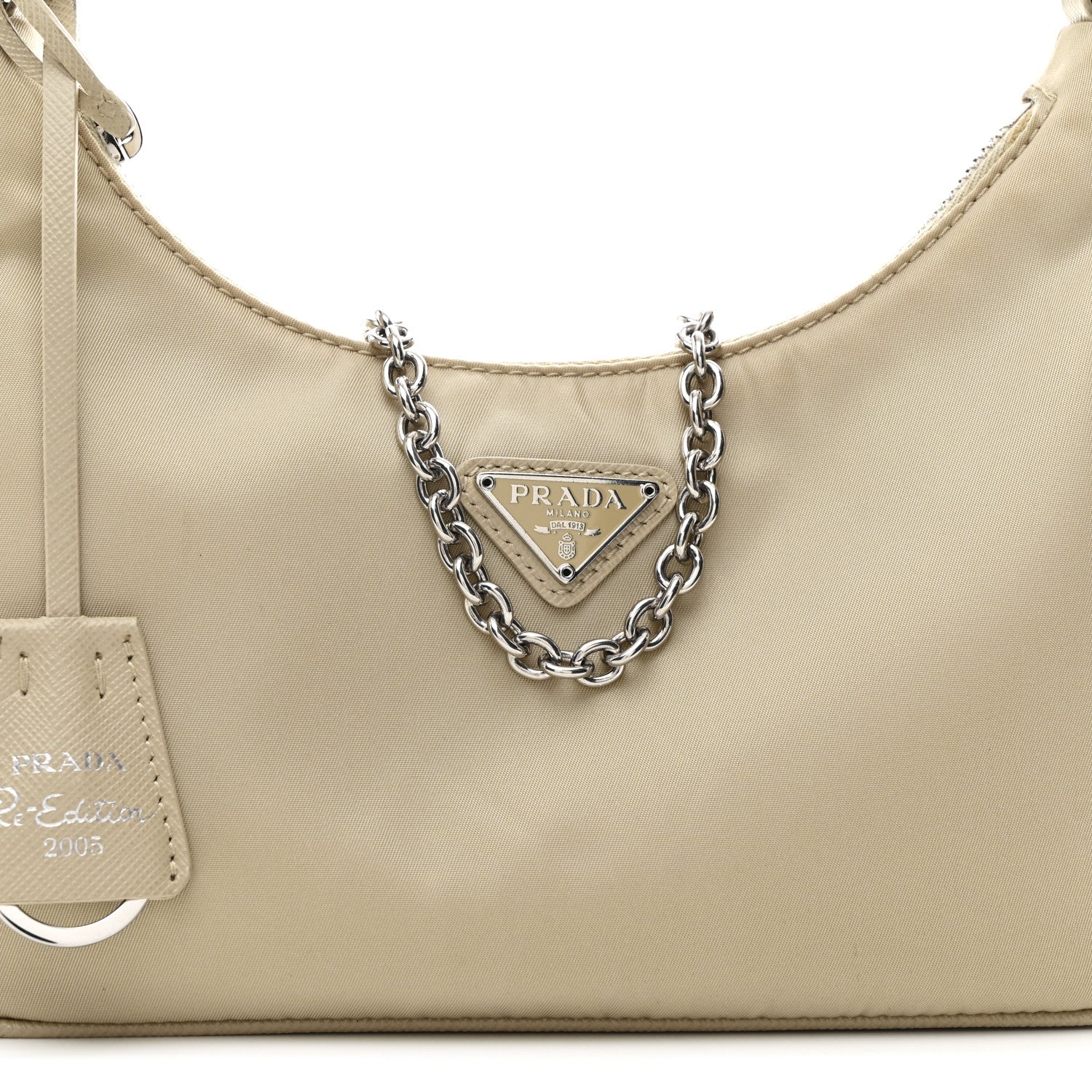 Prada Nylon Re-Edition 2005 Shoulder Bag Cammeo 9 of 11