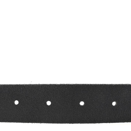 Gucci Cuoio Toscano Nickel Double G 30mm Belt 75 30 Black 5 of 5