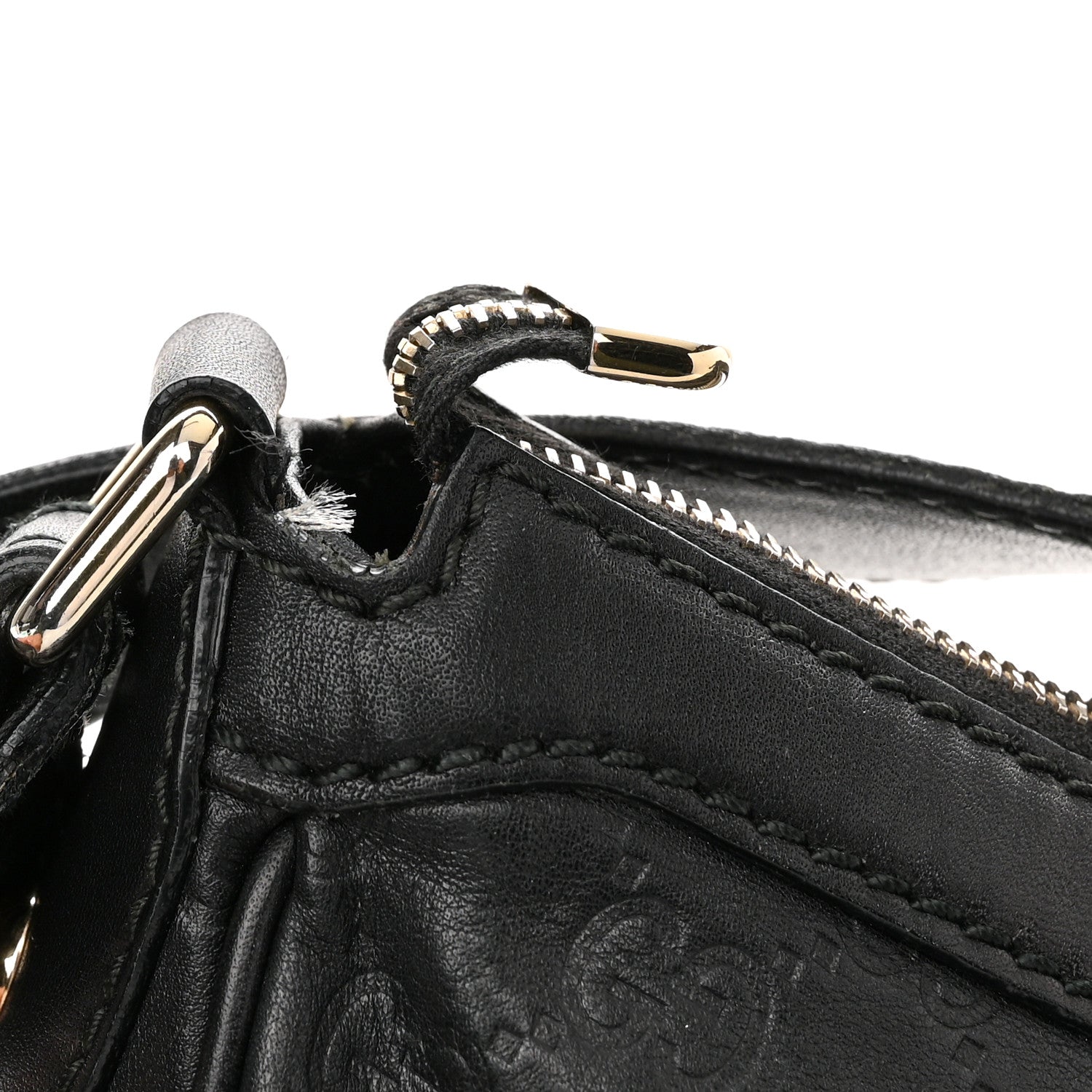Gucci Guccissima Medium Sukey Hobo Black 11 of 13