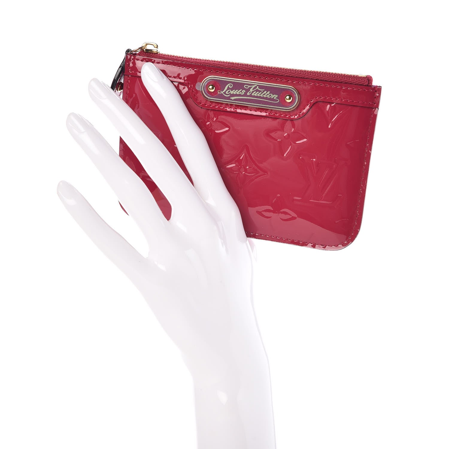 Louis Vuitton Vernis Key Pouch Rose Indien 2 of 7